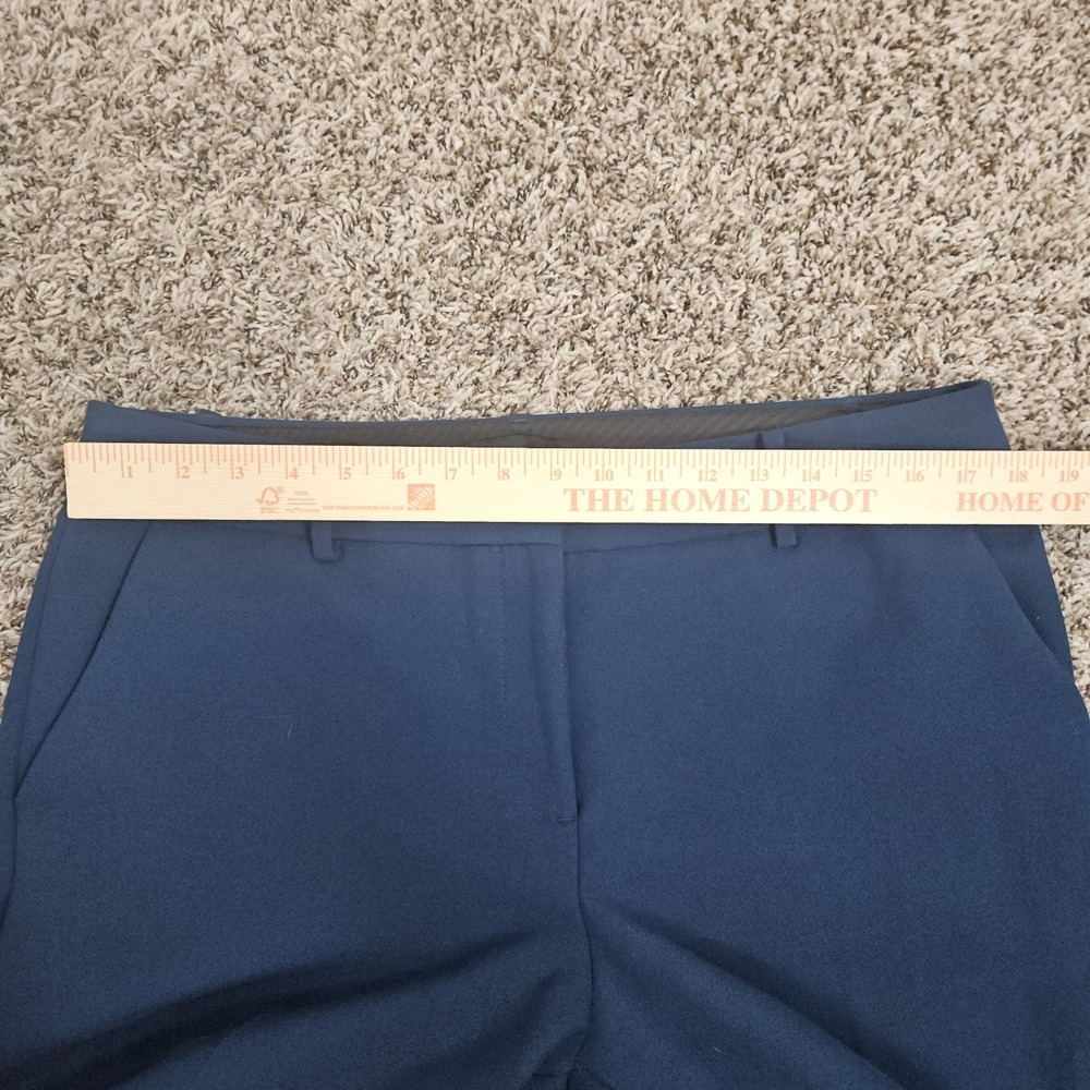 Talbots Hampshire Ankle Pants Navy Size 14 Minimalist Office Core Corpcore Chic - Picture 9 of 13